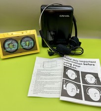CRAIG JH6012 Stereo Cassette Player, Headphones, Belt Clip  Bonus Micro Speaker