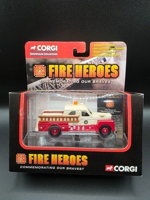 2002 Corgi Fire Heroes 1951 Seagrave 70th Abc. Pumper Goodwill Lebanon PA NIP