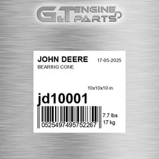 JD10001 BEARING CONE fits JOHN DEERE (Surplus Open Box)