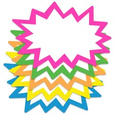 Starburst Signs with Stickers 100pcs Sale Price Tags for Garage Sale, Estat...