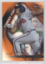 2016 Topps Finest Firsts Orange Refractor 11/25 Hector Olivera #HO 2r8