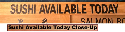 Kikkoman Soy Sauce Sushi Restaurant Wall Menu Board W 20 Sushi Insert Tiles - Picture 5 of 14