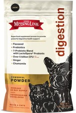 The Missing Link Digestion Superfood Supplement Powder for Dogs  Cats - Fiber,