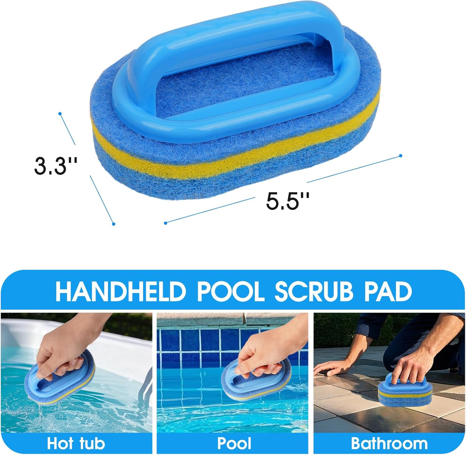 All-In-One Spa Cleaning Set Hot Tub Small Pools Maintenance Accessories Kit Pole