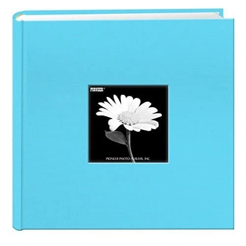 Álbum de fotos con cubierta de marco de tela 200 bolsillos para fotos 4x6, verde salvia Foto 4 de 4