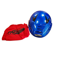 Nitro X512-V Motorbike Crash Helmet Blue Medium Open Face Motorcycle Lid
