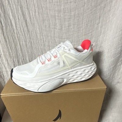 ANTA Wind Wander Women's White/Beige Mesh Lace Up Low Top Sneaker 8224C6623A-2