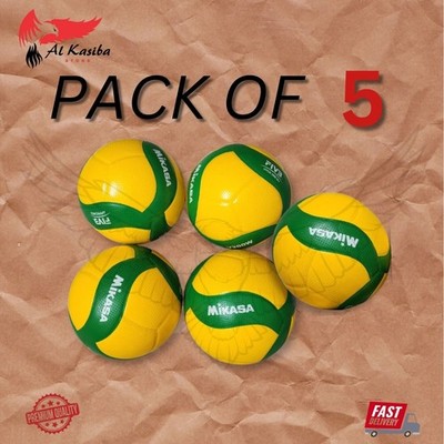 Mikasa V200W Volley Ball | FIVB Approved 2019 | Match Ball | SIZE 5 | Pack of 5