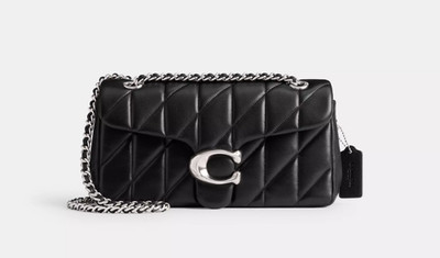 Coach Tabby Schultertasche 26 gesteppt schwarz CP150 UK Lager schneller Versand