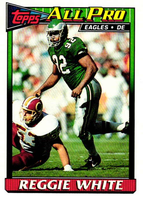 1991 Topps #212 Reggie White Football Philadelphia Eagles