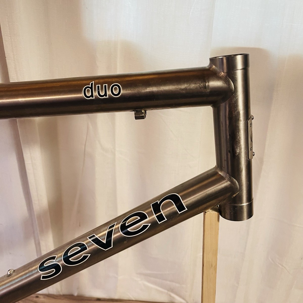 Seven Cycles Duo Handbuilt Titanium Full Suspension Monolink Frame