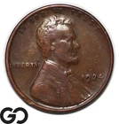 1924-D Lincoln Cent Wheat Penny, AU Tougher Denver Issue
