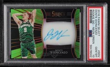 2018-19 Select Neon Green Prizm 20/99 Donte DiVincenzo PSA 10 GEM MT Auto 01su