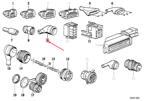 Cappuccio di protezione originale BMW M5 259 E24 E30 E32 E34 R21 316i 318i 1252171162 - Foto 1 di 1