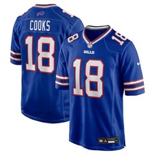 Buffalo Bills Brandin Cooks #18 Nike Royal 2026 Official NFL Player Game Jersey