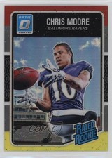2016 Donruss Optic Rated Rookie Red & Yellow Chris Moore #157 1c3k