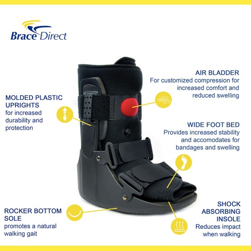 Air CAM Walker Frakturstiefel Erholung, Schutz und Heilung Fußknöchelverletzung - Bild 5 von 7