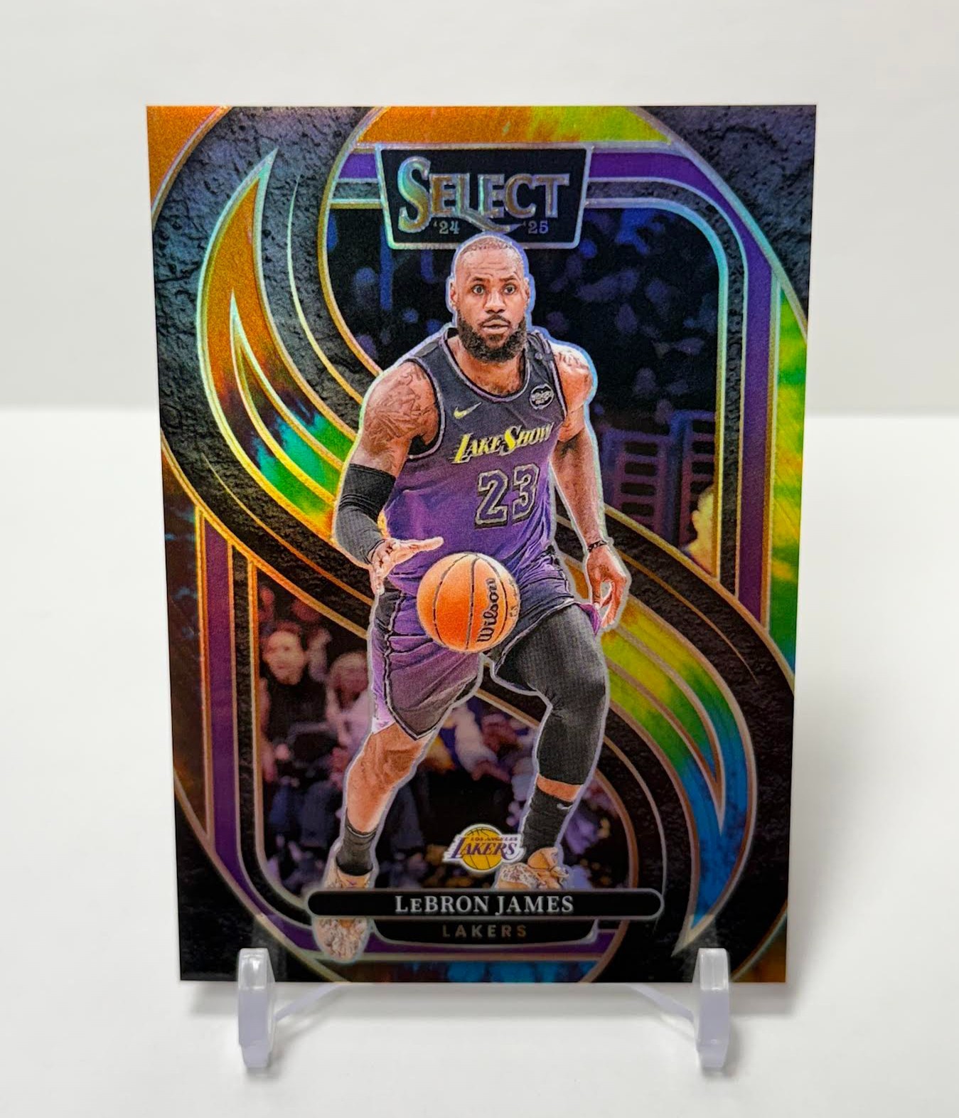 🔥🔥 2024-25 Select Tie Dye LeBron James Tie Dye Premier 18/25 Prizm 🔥🔥