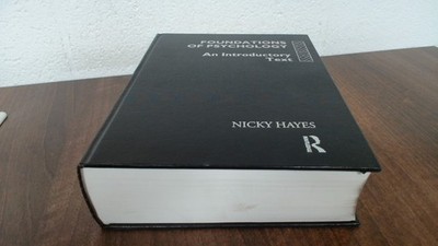 			Foundations of Psychology: An Introductory Text, Hayes, Nicky, Ro		