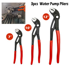 3x Quick-Release Plumbing Pliers Wrench Adjustable Water Pipes Water Pump Pliers