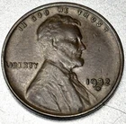 1932 D Lincoln Wheat Cent  XF  LOW MINT. 10 MiL SEMI KEY!  SV309