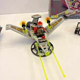 LEGO Space UFO 6836 V-Wing Fighter & 6516 Moon Walker 90% Complete With Boxes