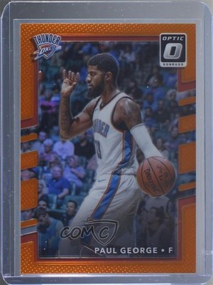 2017-18 Panini Donruss Optic Orange Prizm 170/199 Paul George #102 jy3