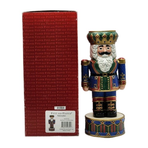 Fitz And Floyd Nussknacker Medium Kerzenhalter 14" OVP 619/397 Vintage 2005 - Bild 2 von 13