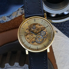 Vacheron Constantin Patrimony Squelette & Diamond 36003 18k Yellow Gold 1990s 11