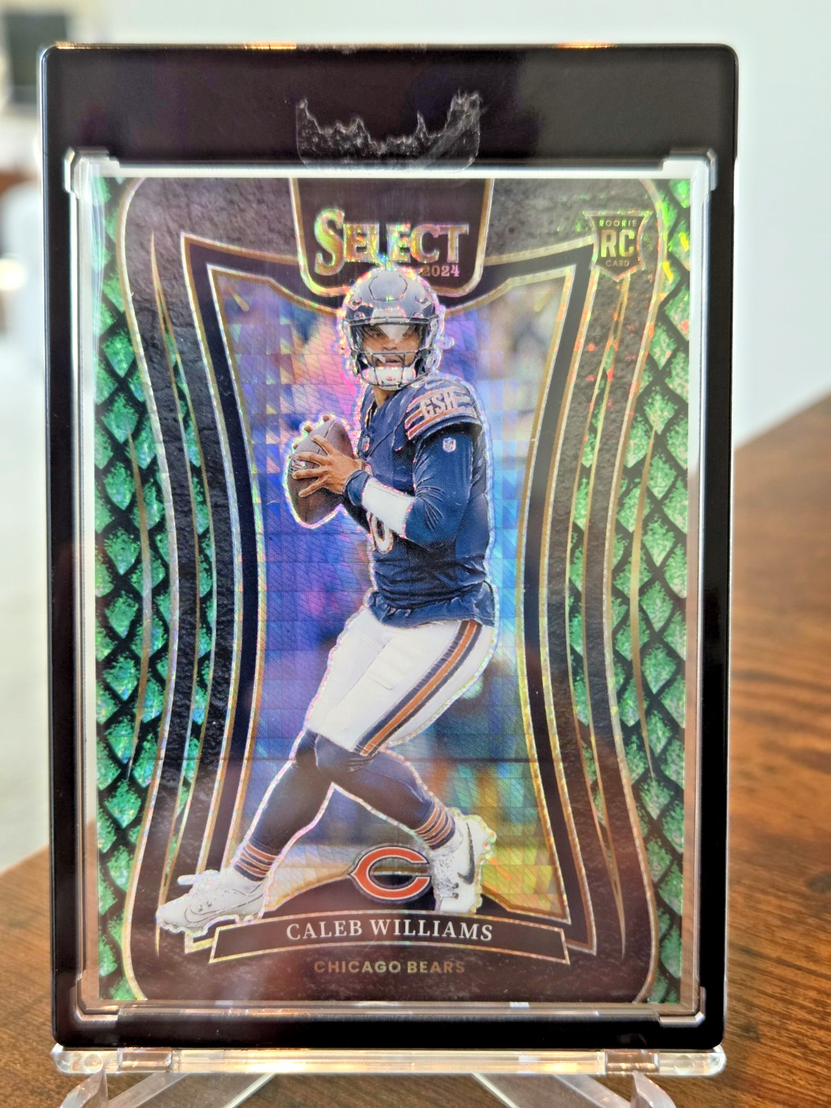2024 Panini Select #378 Caleb Williams Rookie #13/81 Suite Level Dragon Scale