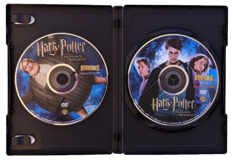 Harry Potter and the Prisoner of Azkaban (DVD, 2004, 2-Disc Set, Full Screen) - Image 3 of 3