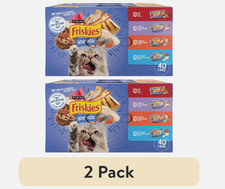  2 pack Purina Friskies Shreds Gravy Variety Pack, Wet Cat Food, 5.5 oz Cans 40