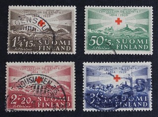 CKStamps: Finland Stamps Collection Scott#B35 B38 Used