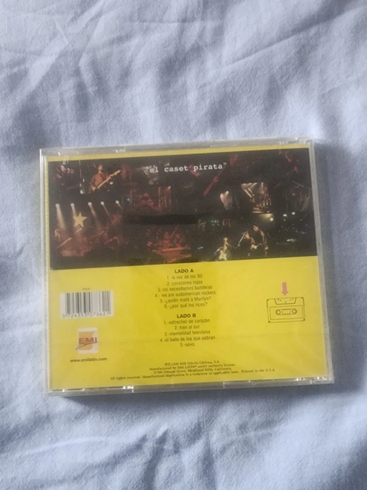 Los Prisioneros "El Caset Pirata" Cd Rare Out Of Print - Image 2 of 4