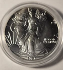 1987 Silver Eagle $1 Dollar 1oz Uncirculated .999 -In Capsule