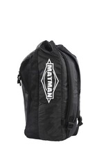 Matman Black Wrestling Nylon Bag Mesh Pockets Adjustable Straps, barely used