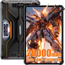 OUKITEL RT8 Rugged Tablet 20000mAh 12GB+256GB 48MP IP68 33W Night Vision UK