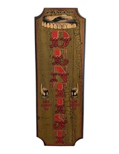 Vintage Hand Painted Wood Dental Sign/Plaque Novelty