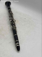 Black Silver Woodwind Musical Instrument Band Orchestral Alto Clarinet