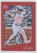 2019 Panini Diamond Kings Red Framed Jeff McNeil #54 0d6s