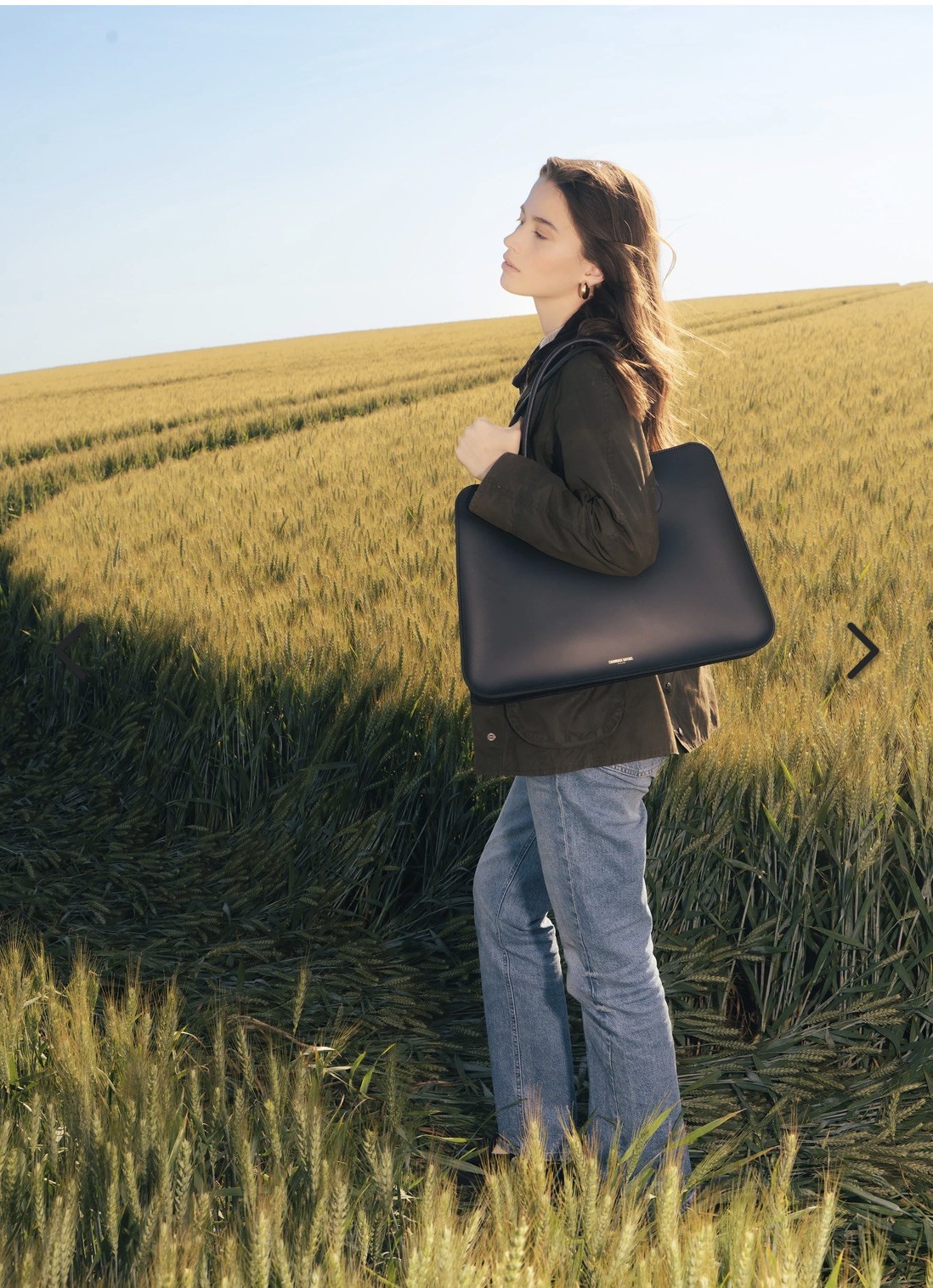 The Cambridge Satchel Company Black Leather Tote Work Bag & Notebook RRP £280 image 3
