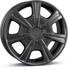 4x Alufelgen Borbet CH mistral anthracite glossy 7,5x17 ET47 LK5 160 17 Zoll Fel