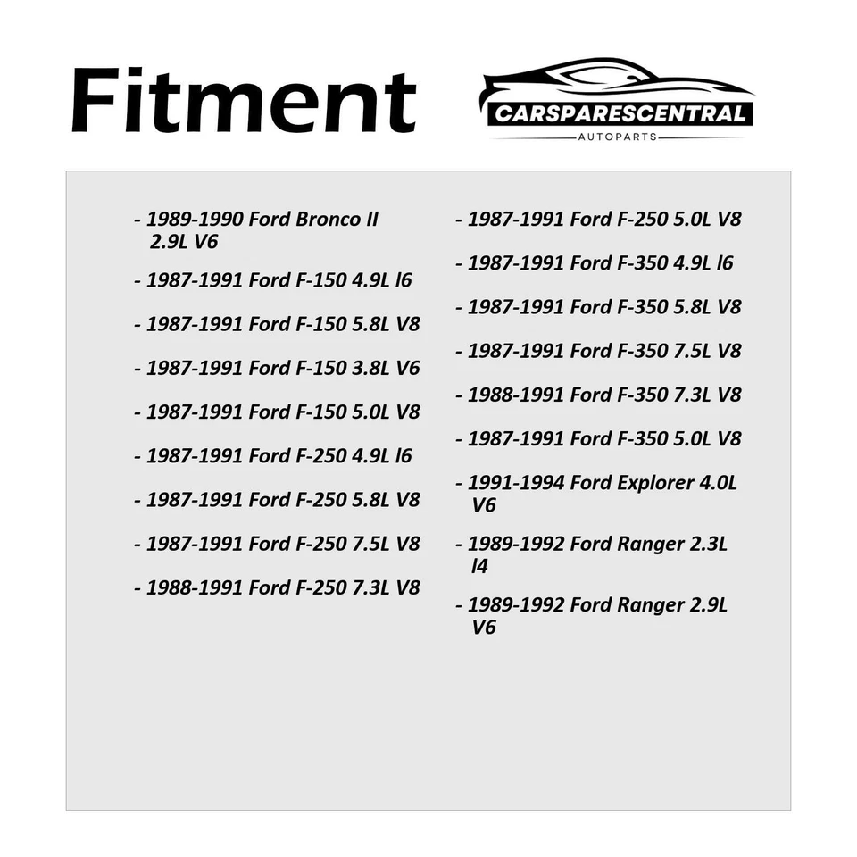 High Beam and Low Beam Headlight Bulb 2x For Mercury Cougar 3.8L 1987-1988 - Image 3 of 4