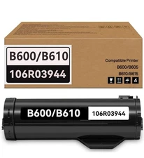 Pazzlocy 106R Compatible Toner Cartridge For Xerox B600 B610 B615 Printer Black