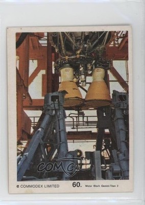 1969 Commodex Ltd Operation Moon Bubble Gum Titan 2 #60 0y9e