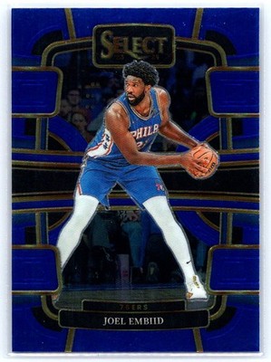 2023-24 Panini Select Blue (Retail Base) #4 Joel Embiid - Philadelphia 76ers
