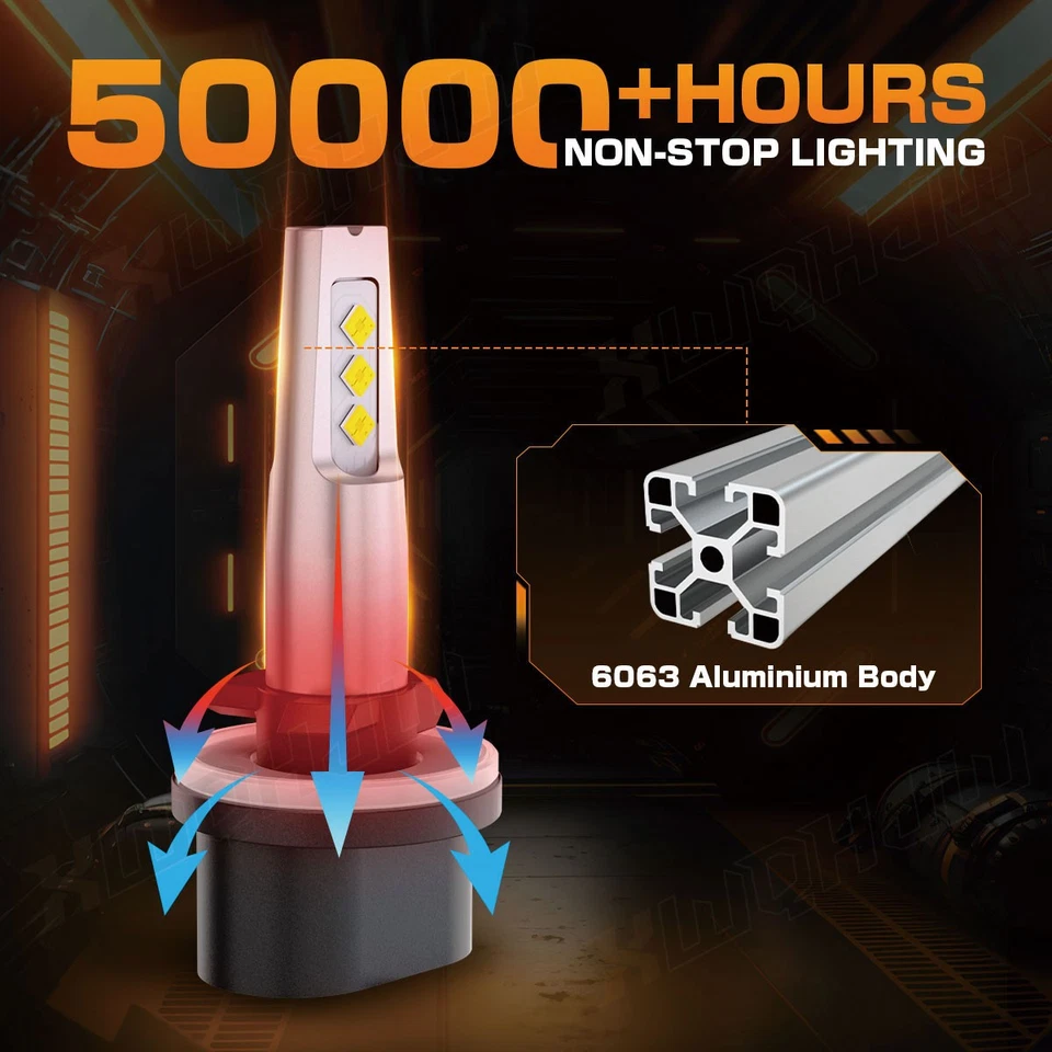 2 peças 880 lâmpada LED 6500K xenônio branco alta potência 890 892 893 899 - Imagem 2 de 4