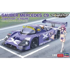 Hasegawa #52742 1/24 SAUBER MERCEDES C9 Claire Frost w/figure