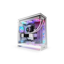 NZXT CM-H92FW-R1 SGCC Tempered Glass Mid-Tower Case White