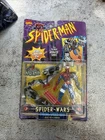 SpiderMan Cyborg Spider Man Action Figure Wars 1996 Toybiz Marvel NIB Vintage